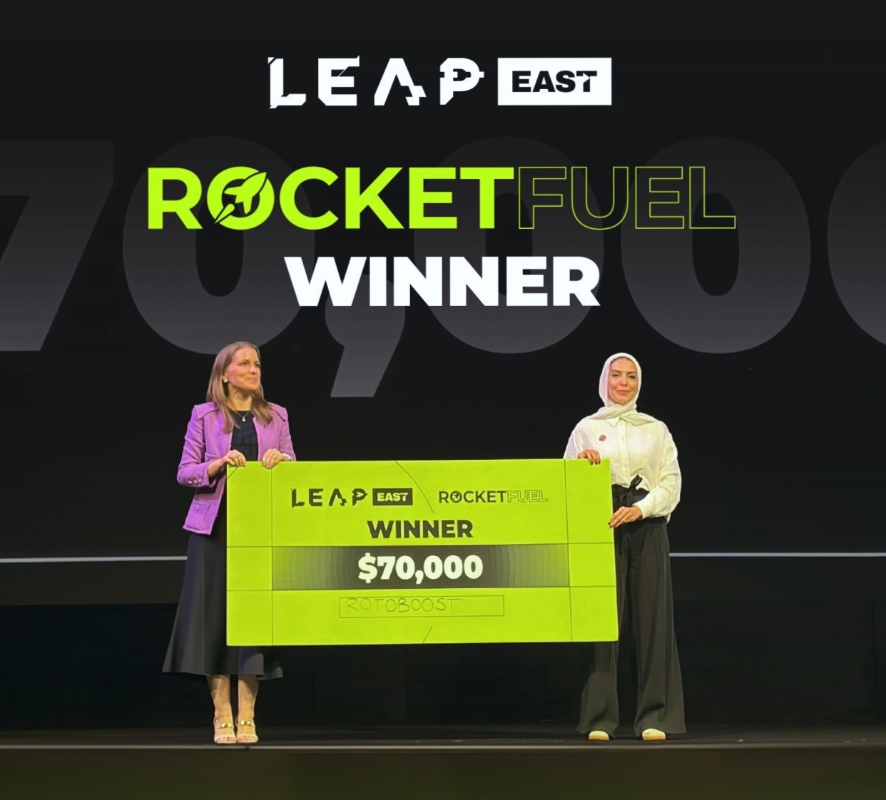 ROTOBOOST Wins RocketFuel Pitch Competition at LEAP East 2026